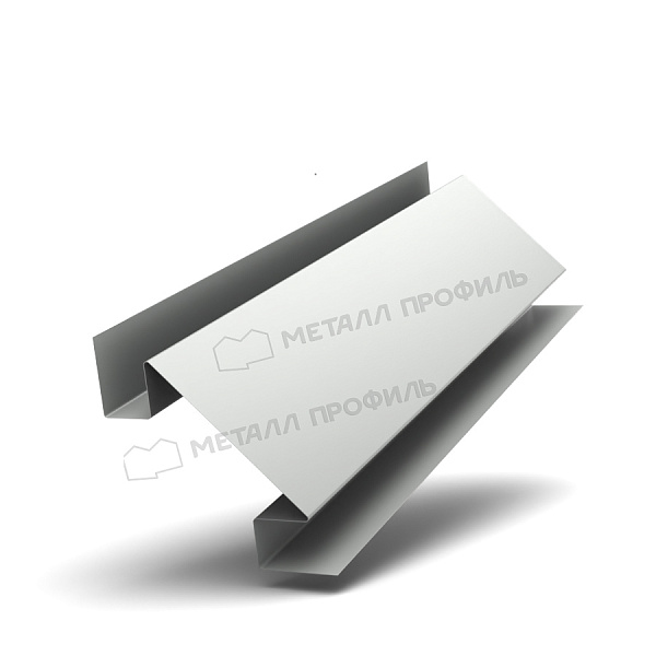 Планка угла внутреннего сложного 75х3000 (ПЭ-01-9003-0.45) ― заказать по доступной стоимости ― 1045 ₽ ― в Черкесске.